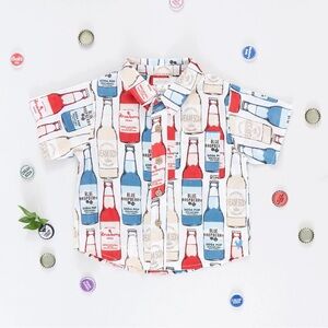 Blue Rooster soda pop shirt